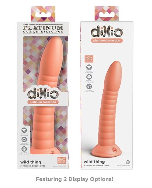Dildos Pipedream Products Dillio Platinum 7 Inch Wild Thing Silicone Dildo