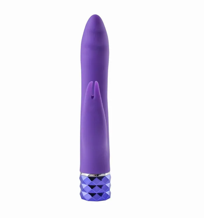 Maia Toys Vibrators Rechargeable Silicone Rabbit Vibe Hailey Neon Purple