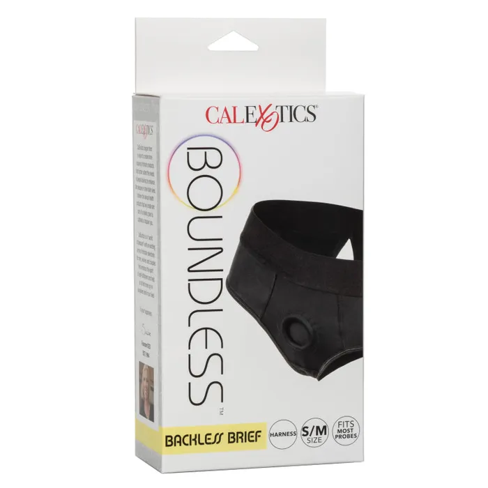 Calexotics Anal Boundless Backless Brief Sm Black Calexotics Anal Boundless Backless Brief Sm Black