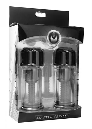 Anal XR Brands Master Series Maxxx Powerful Nipple Suckers Black