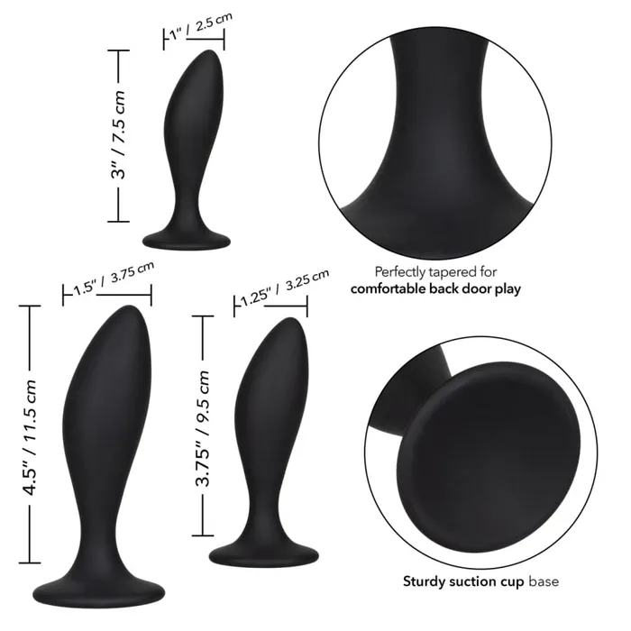 CALEXOTICS Anal Calexotics Silicone Anal Curve Kit