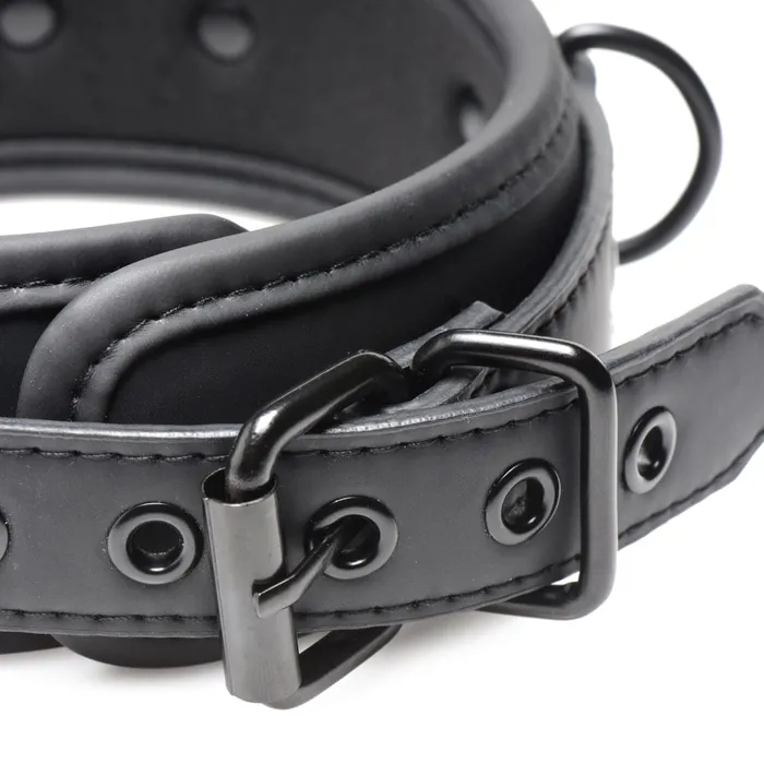 Master Series Master Series Collared Temptress Neoprene Collar Nipple Clamps Male Sex Toys