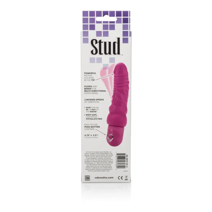 CalExotics Bendie Power Stud Curvy Pink Vibrators CalExotics Bendie Power Stud Curvy Pink Vibrators