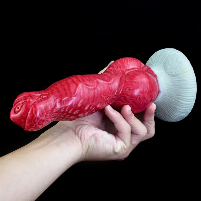 Female Sex Toys DirtyToyz Erebus Lifelike Canine Dog Dildo with Knot in 3 Sizes Hellfire Color Female Sex Toys DirtyToyz Erebus Lifelike Canine Dog Dildo with Knot in 3 Sizes Hellfire Color
