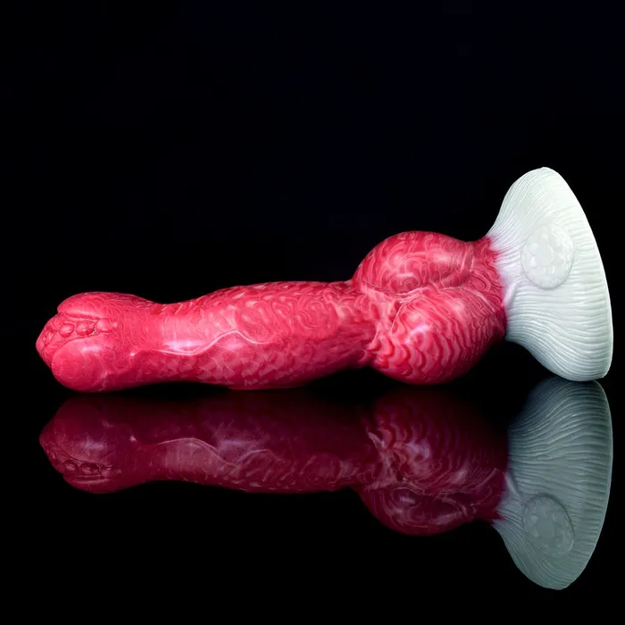 Female Sex Toys DirtyToyz Erebus Lifelike Canine Dog Dildo with Knot in 3 Sizes Hellfire Color Female Sex Toys DirtyToyz Erebus Lifelike Canine Dog Dildo with Knot in 3 Sizes Hellfire Color