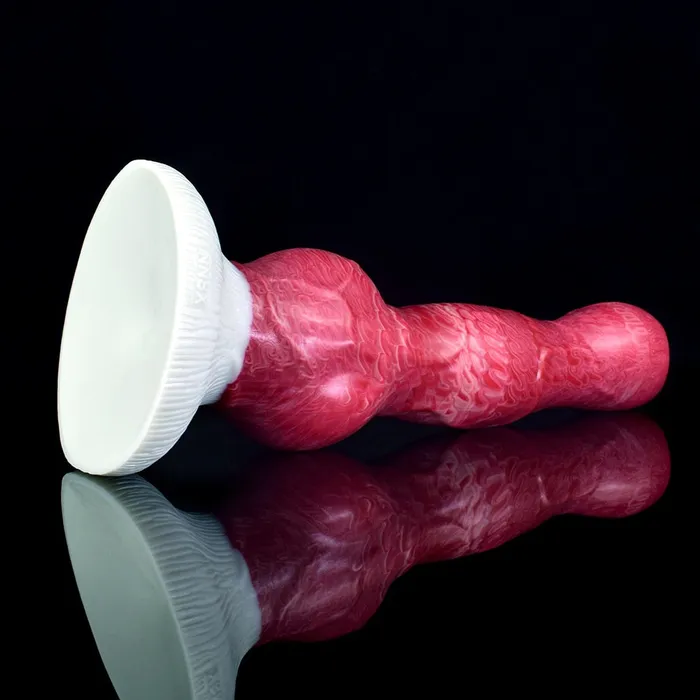 Female Sex Toys DirtyToyz Erebus Lifelike Canine Dog Dildo with Knot in 3 Sizes Hellfire Color Female Sex Toys DirtyToyz Erebus Lifelike Canine Dog Dildo with Knot in 3 Sizes Hellfire Color