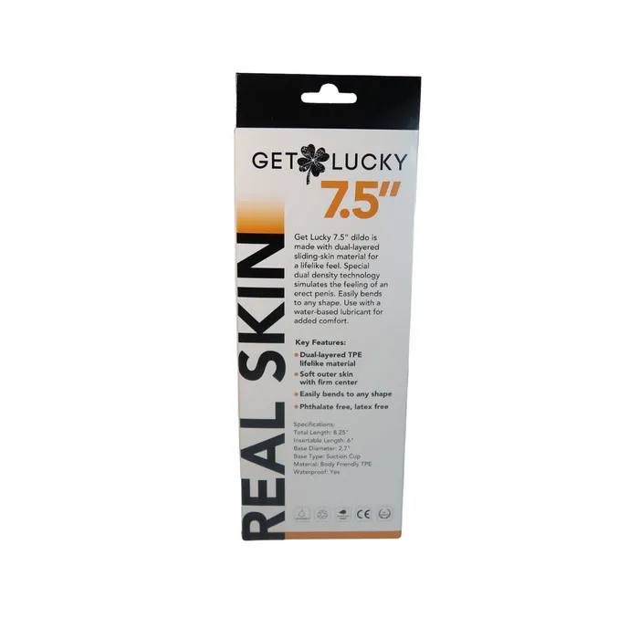 Get Lucky 75 Inch Real Skin Dildo Dark Brown Voodoo Toys Dildos Get Lucky 75 Inch Real Skin Dildo Dark Brown Voodoo Toys Dildos