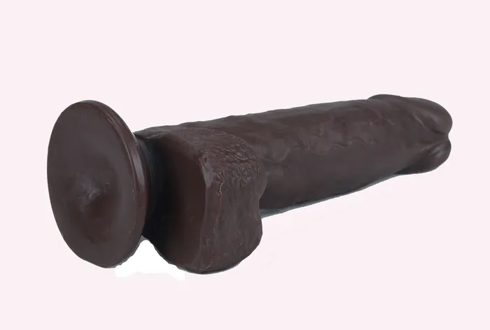 Get Lucky 75 Inch Real Skin Dildo Dark Brown Voodoo Toys Dildos Get Lucky 75 Inch Real Skin Dildo Dark Brown Voodoo Toys Dildos