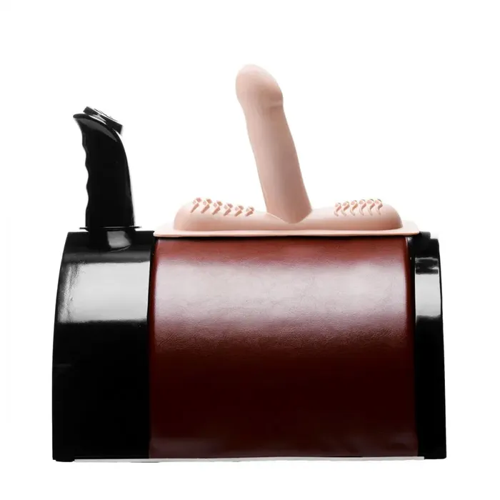 LoveBotz Female Sex Toys Saddle Sex Machine Riding Fuck Machine with Dual Attachments