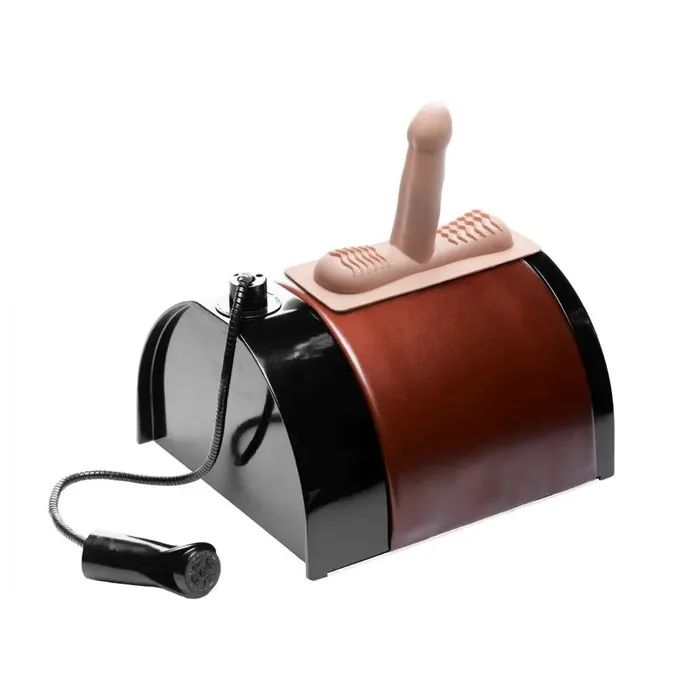 LoveBotz Female Sex Toys Saddle Sex Machine Riding Fuck Machine with Dual Attachments