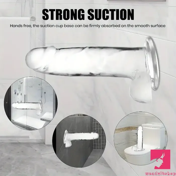 Dildos Weadultshop 73in Clear Real Skin Like Dildo For Female Male Love Pleasure Love