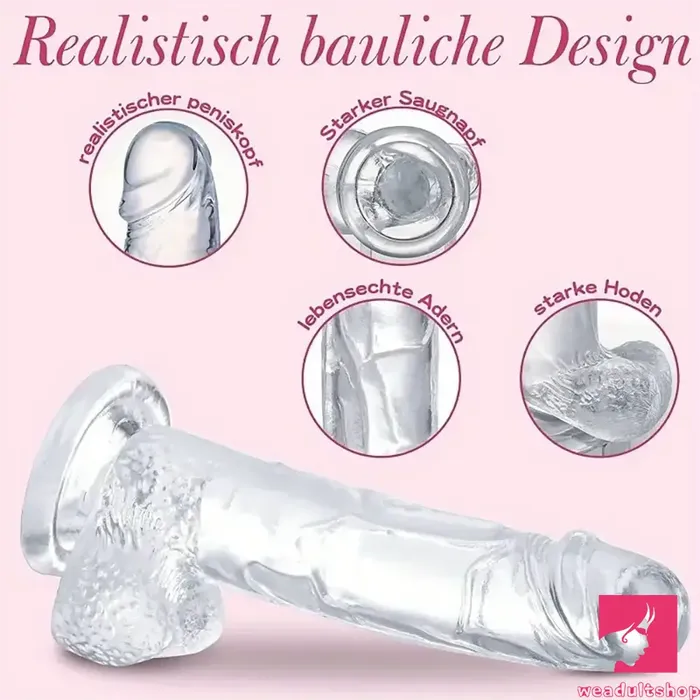 Dildos Weadultshop 73in Clear Real Skin Like Dildo For Female Male Love Pleasure Love