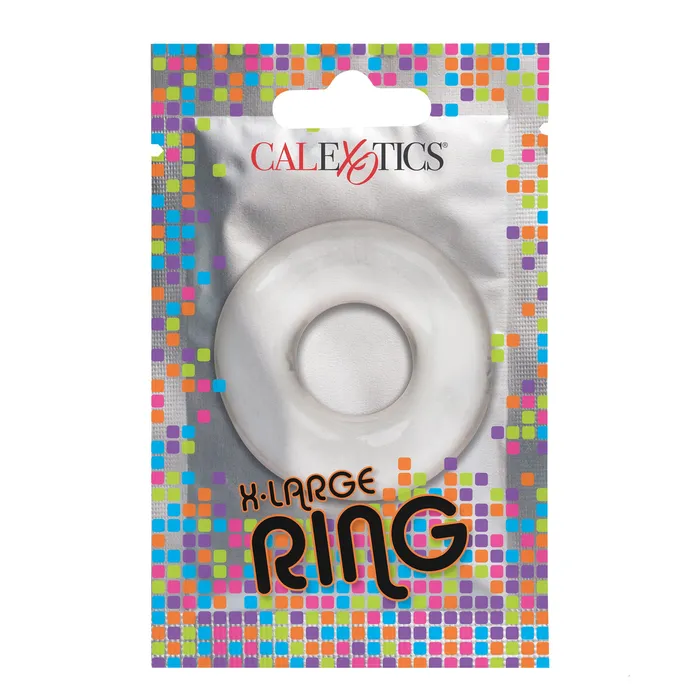 Foil Pack XLarge Ring Clear CalExotics Male Sex Toys Foil Pack XLarge Ring Clear CalExotics Male Sex Toys