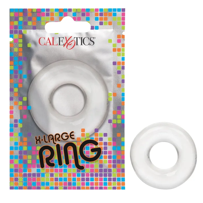 Foil Pack XLarge Ring Clear CalExotics Male Sex Toys Foil Pack XLarge Ring Clear CalExotics Male Sex Toys